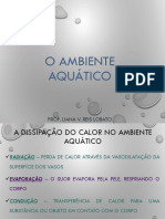 UNIDADE 1 e 2 - Apresentação Geral - O Ambiente Aquático