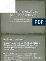 Amalan Reflektif Dan Penulisan Reflektif