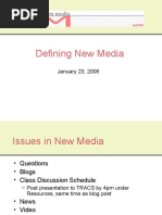 Defining New Media10