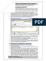 LAB-4 Network Layer (Packet Tracer Tutorial)