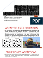 Asfaltos Emulsificados