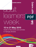 Adult Learners' Week: 15 To 21 May 2010
