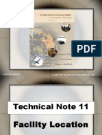 CH 11A. Technical Note Facility Location