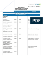 Tarifario Carta Credito Importacion