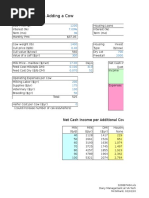 Net Income From Adding A Cow