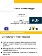 Osciladores com Schmitt Trigger