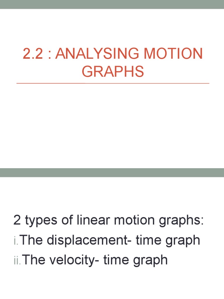 Motion Graph Analysis Guide | PDF