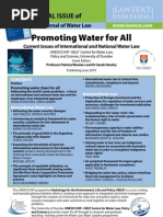 Download The Journal of Water Law  Special Issue Promoting Water for All by Bjrn-Oliver Magsig SN31548474 doc pdf