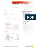 Grammar-EXTRA Inspired 1 Unit 7 Verb Gerund PDF