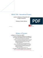 International Finance Balance of