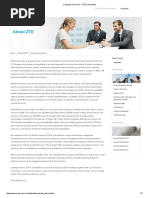 Company Overview - ZTE Corporation PDF