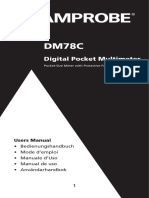 Amprobe DM78C User Manual