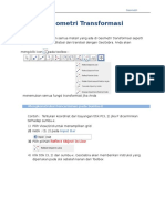 Geometri Transformasi Dengan Geogebra