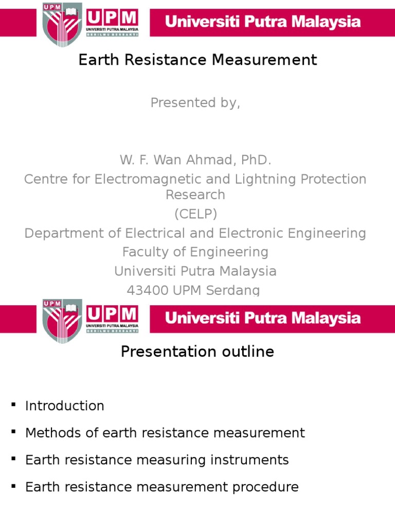 Earth Resistance Guide for Engineers | PDF | Electrical Resistance And ...