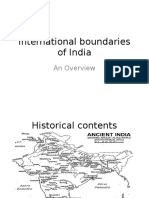 International Boundaries of India