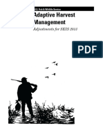 adaptive harvest management - adjustments of seis 2013