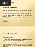 Aulas Processos I - Metalurgia Do Pó
