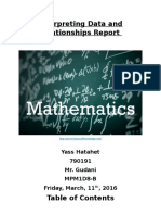 Interpreting Data and Relationships Report