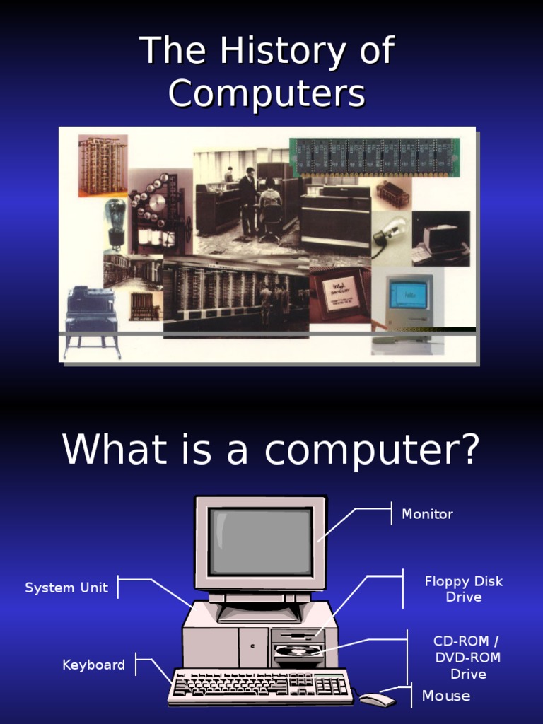 Evolution of Computer Technology History | PDF | Central Processing ...