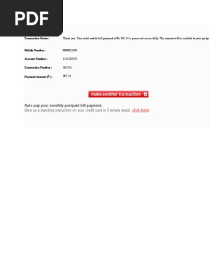 Bill Pay September