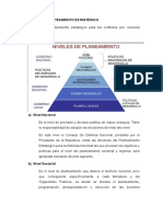 Niveles Del Planteamiento Estratégico