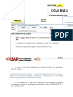 Examen Parcial 2015-2 SEGURIDAD E HIGIENE (Romulo Dextre)