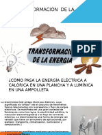 La Transformación de La Energìa