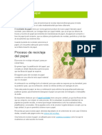 Reciclaje Del Papel