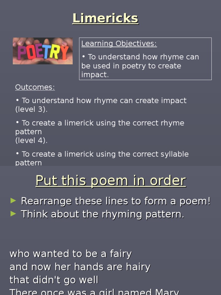 Year 7 Lesson 5 | PDF | Poetry