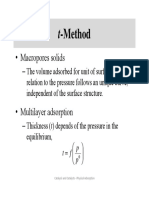 T-Method T Method: - Macropores Solids P