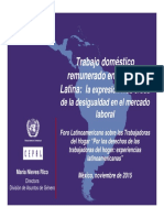 2015 Nieves Rico Trabajo Domestico Remunerado en America Latina