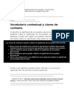 Vocabulario Contextual