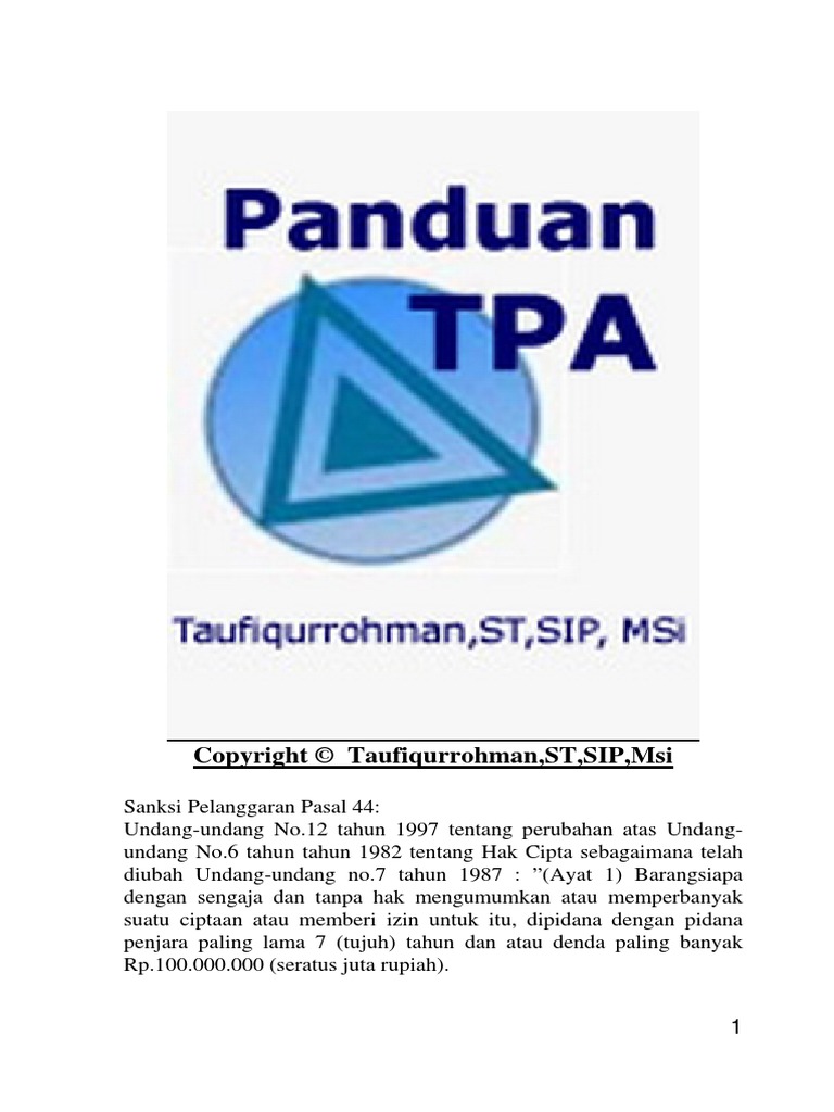 Pdf Soal Tpa Pdf Fathur Rasyid Academia Edu