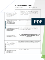 Reflexión Trabajo Final