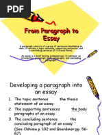 Download From Paragraph to Essay by putra_serang SN31552692 doc pdf