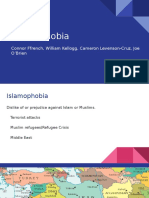 Islamophobia: Connor Ffrench, William Kellogg, Cameron Levenson-Cruz, Joe O'Brien