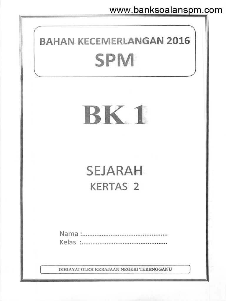 Kertas 2 Pep BK1 SPM Terengganu 2016_soalan