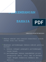 Perkembangan Bahasa