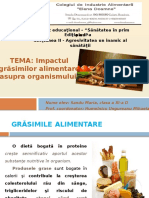 Impactul Grasimilor CIAED 11D