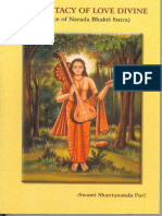 The Ecstacy of Love Divine Essence of Narada Bhakti Sutra