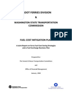 Ferry Fuel Surcharge and Fuel Cost Mitigation Report