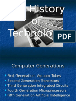 The History of Technology and Computer Generations