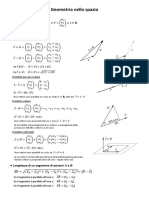 Formulario Geometria Nello Spazio