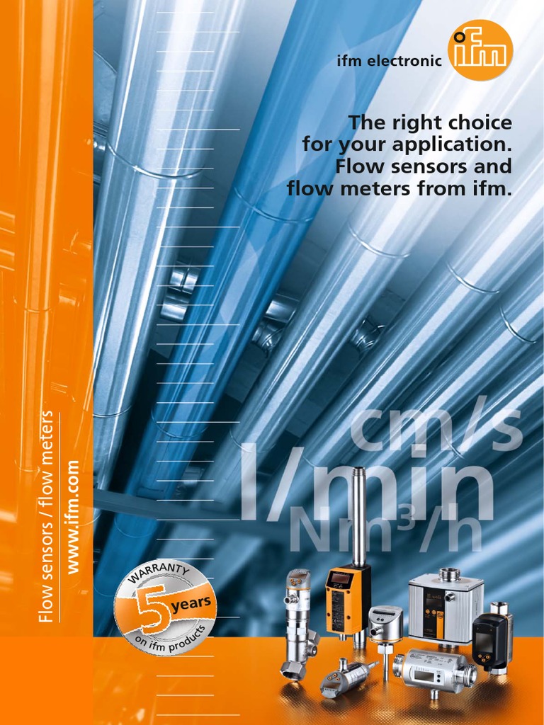 IFM Flow Sensors and Meters Overview | PDF | Flow Measurement | Bipolar ...