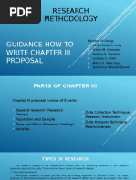 How to Write Chapter 3 Proposal (Presentation)