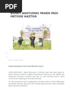 Download Bupati Banyumas Panen Padi Metode Hazton by Rendy Rifki SN315558111 doc pdf