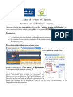 Guia de Trabajo Semana 15 Encuesta