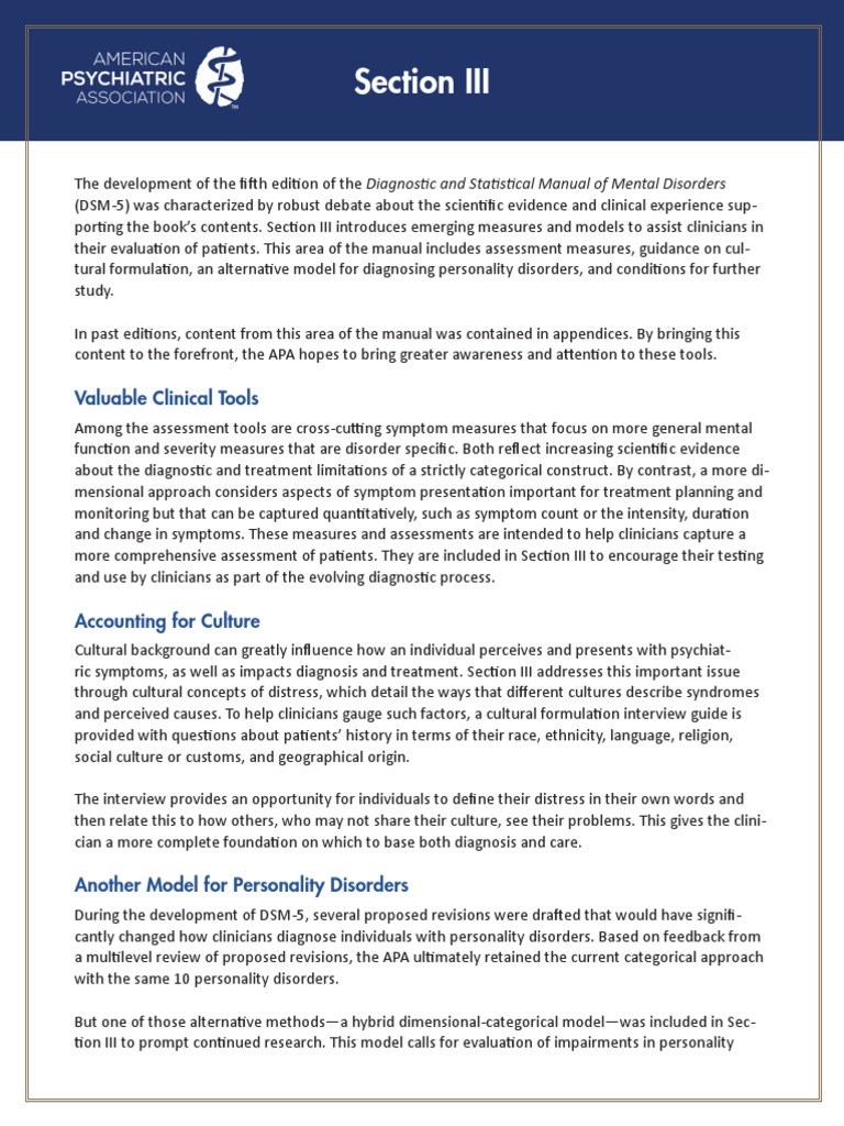 APA_DSM5SectionIII.pdf Personality Disorder