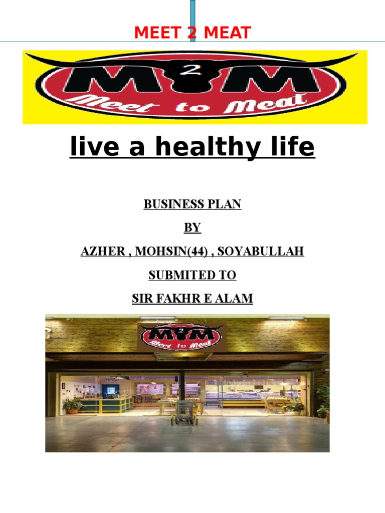 business plan for meat shop
