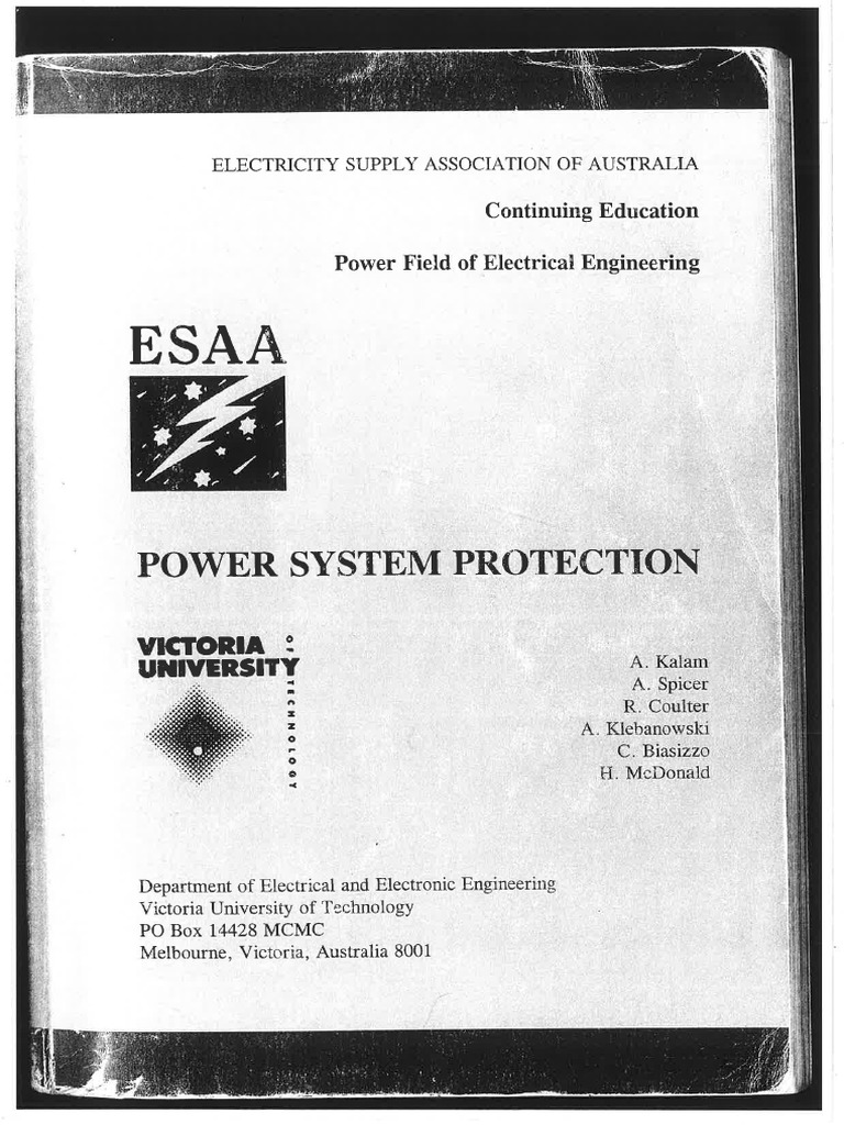 ESAA Power System Protectionbook